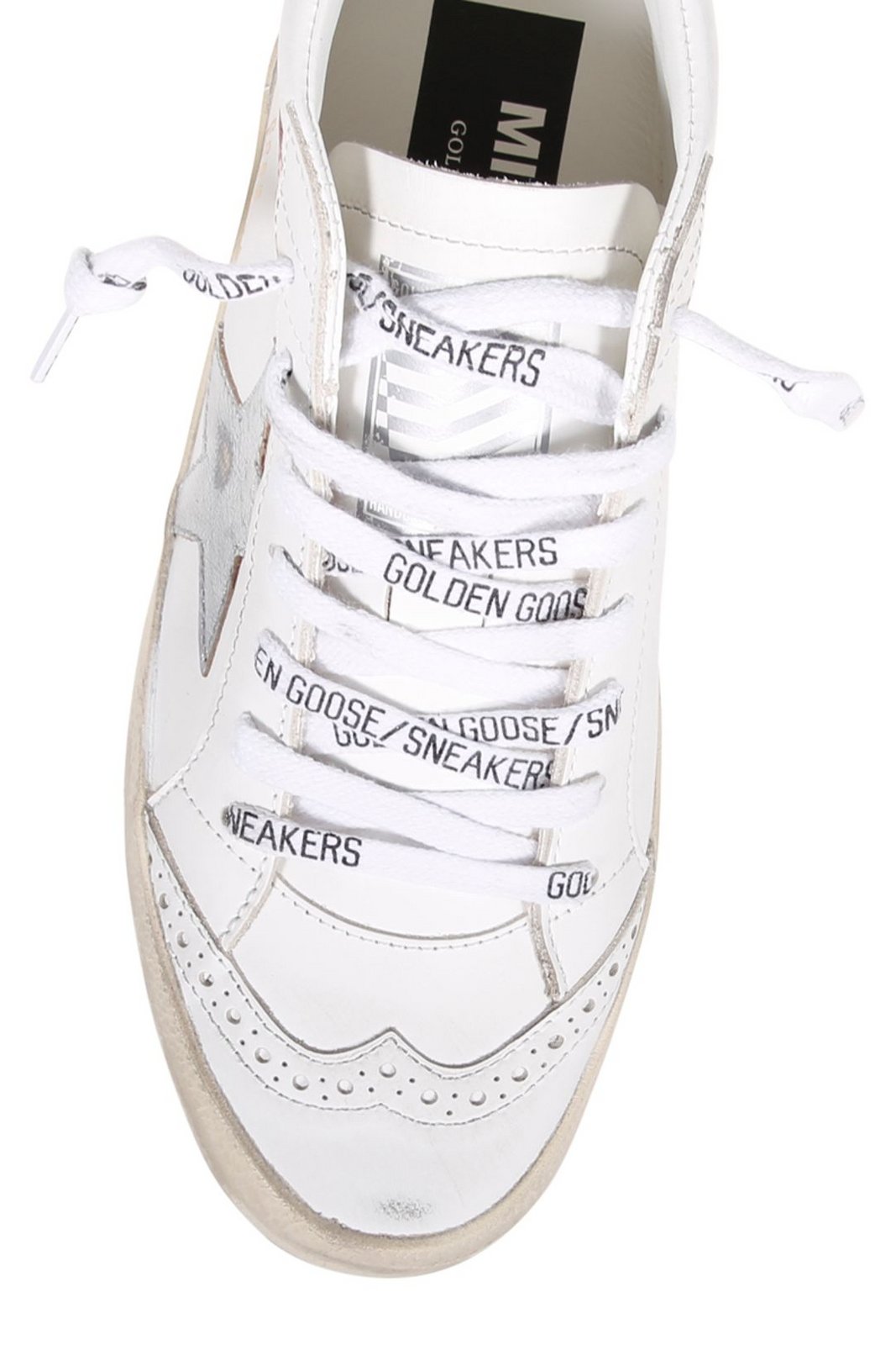 Golden Goose Deluxe Brand Mid-Star Lace-Up Sneakers