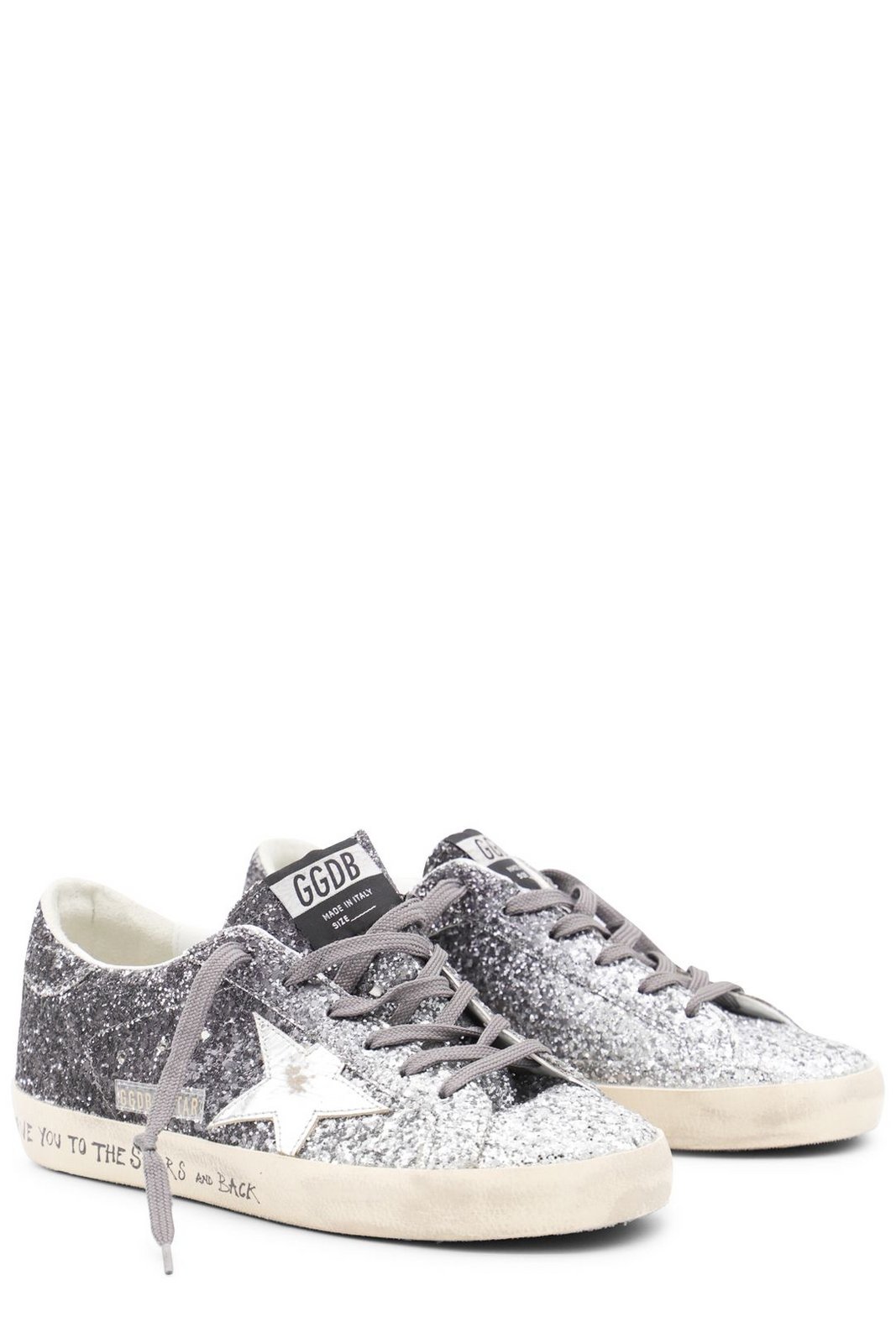 Golden Goose Deluxe Brand Super Star Glittered Sneakers