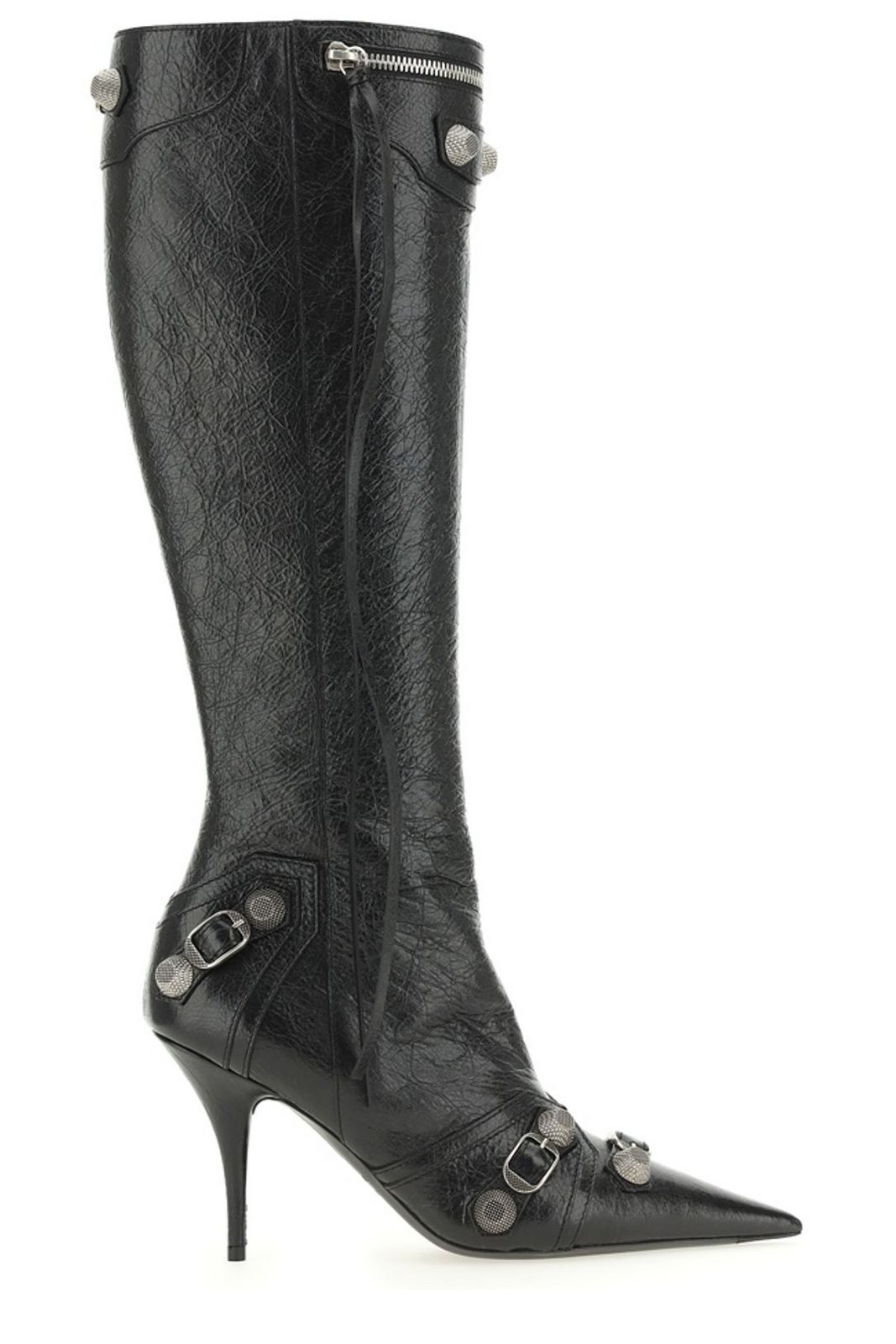 Balenciaga Cagole Pointed-Toe Boots