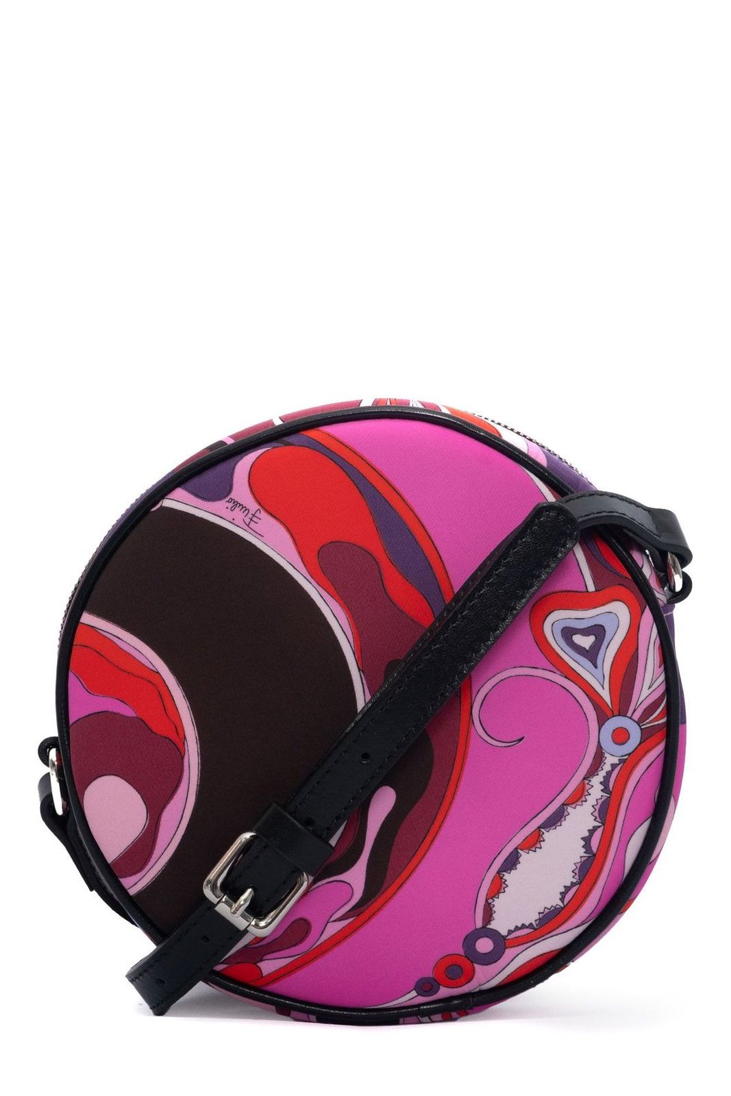 Emilio Pucci Junior Abstract-Pattern Round Shaped Shoulder Bag