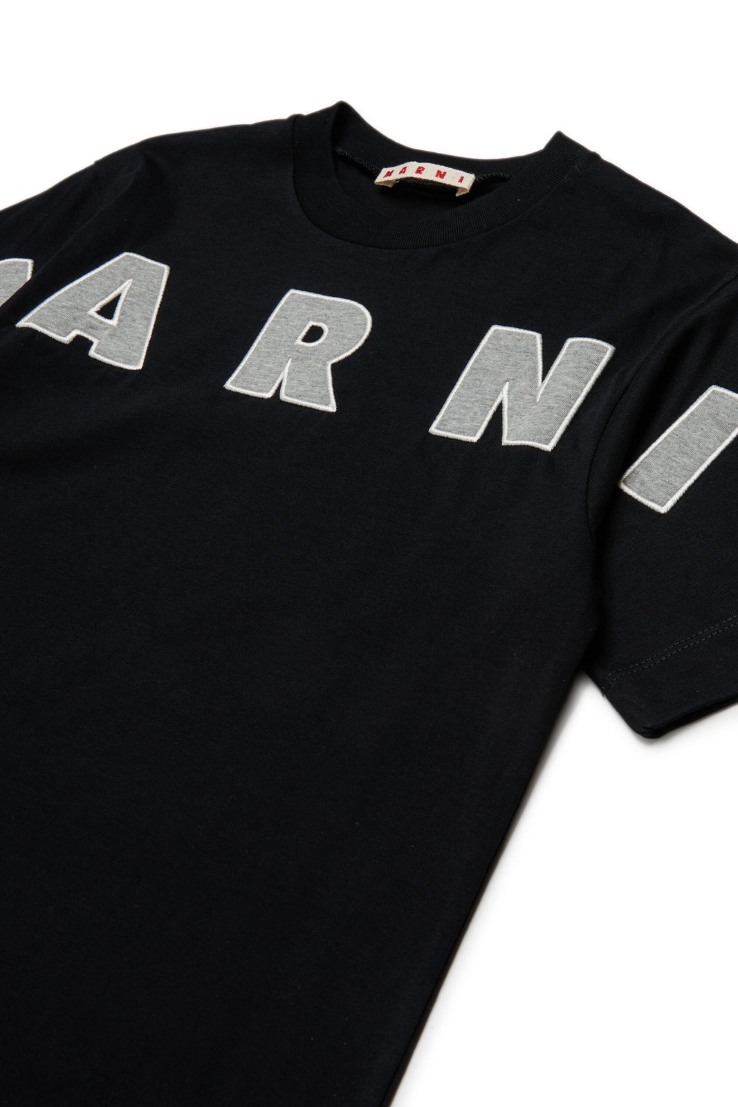 Marni Kids Logo-Appliqué Crewneck T-Shirt