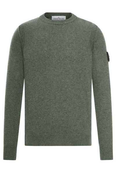 Stone Island Logo Patch High Neck Sweater