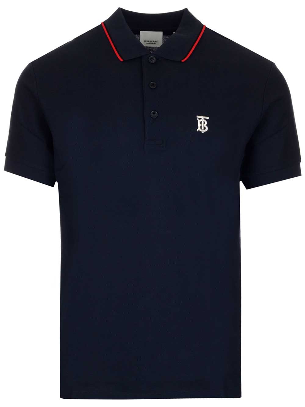 Burberry Icon Stripe Placket Polo Shirt