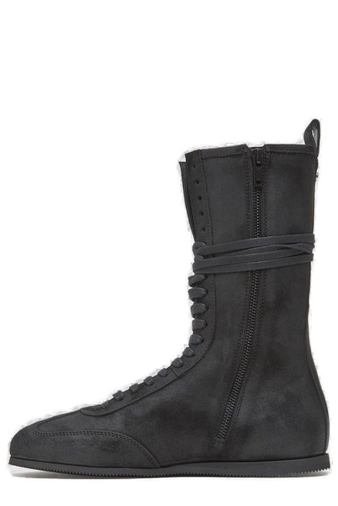 Ann Demeulemeester 피데스 하이탑 복싱 스니커즈