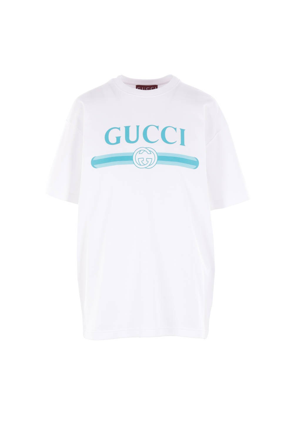 Gucci Logo Printed Crewneck Jersey T-Shirt