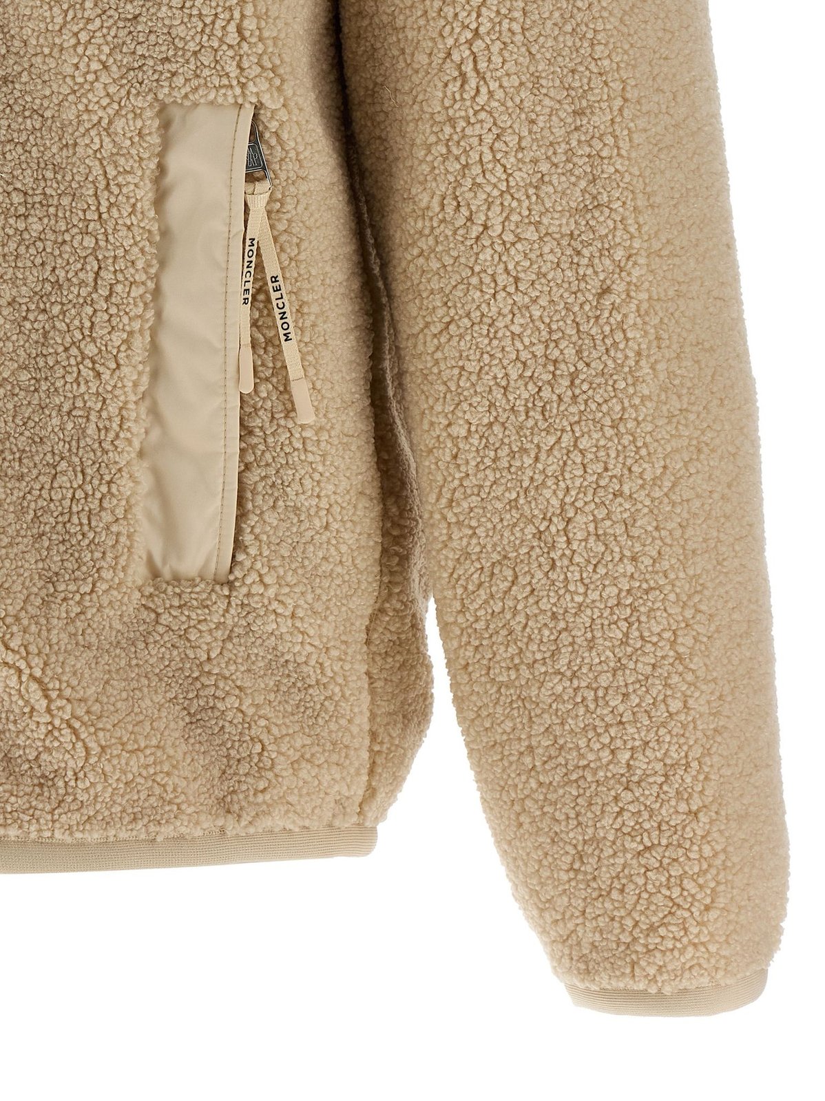 Moncler Teddy Zip-Up Sweatshirt