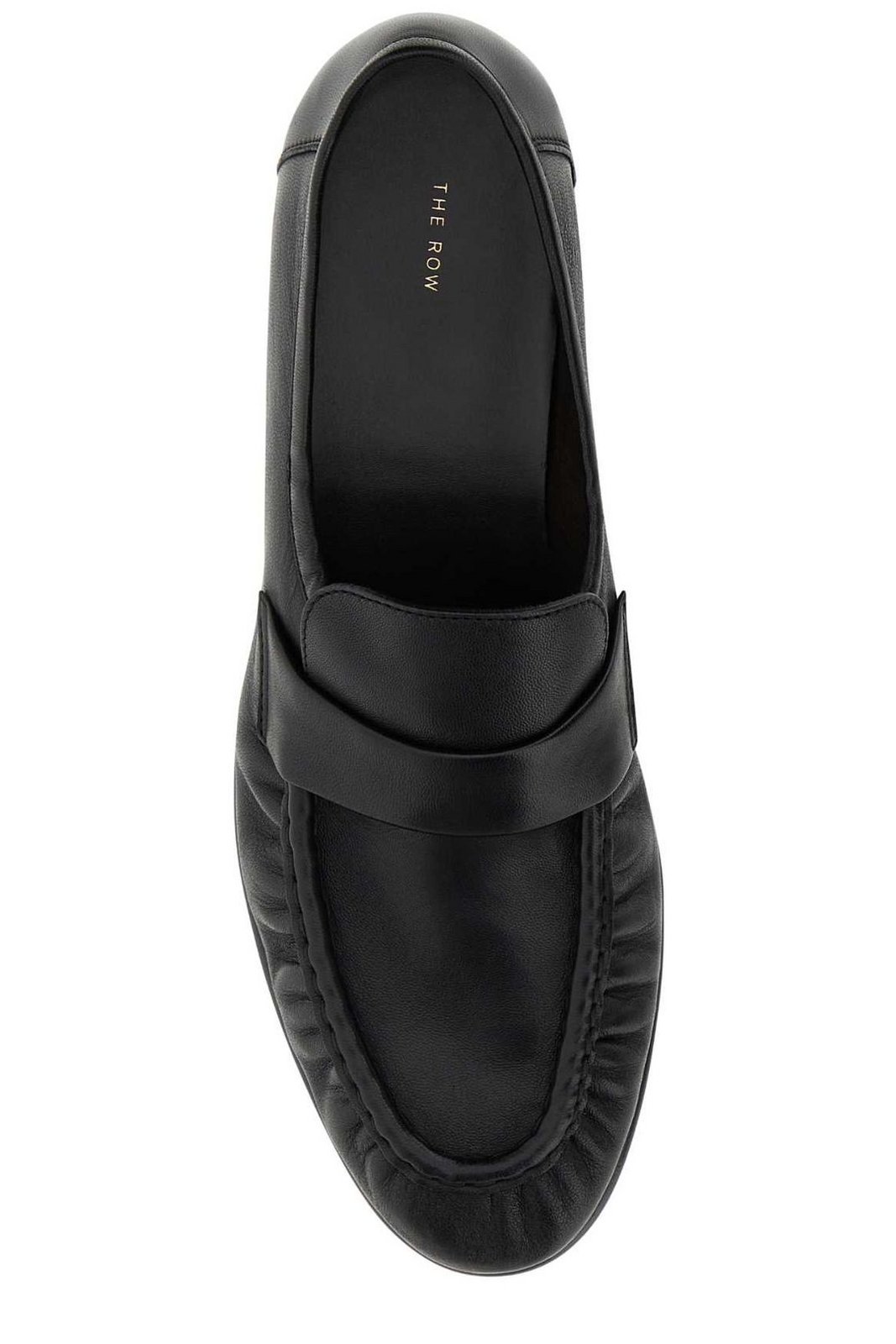 The Row Pleated-Effect Loafers