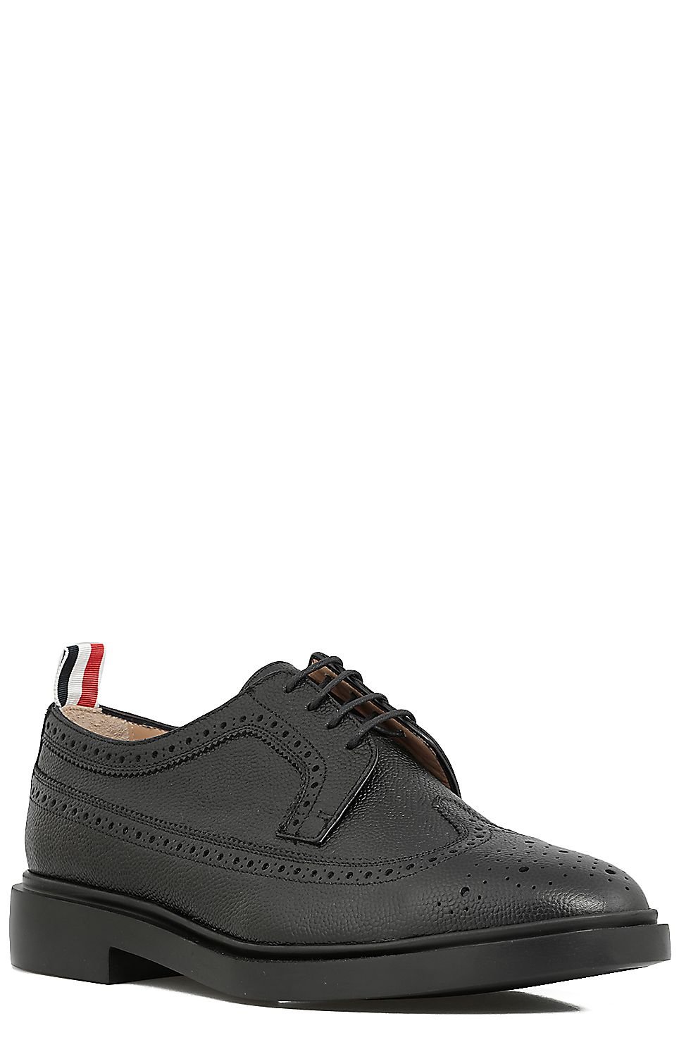 Thom Browne Longwing Almond-Toe Derby Shoes