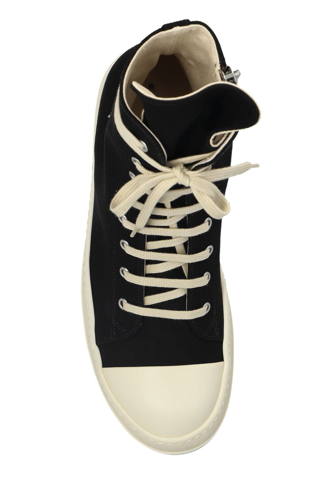 Rick Owens DRKSHDW Round Toe Lace-Up Sneakers