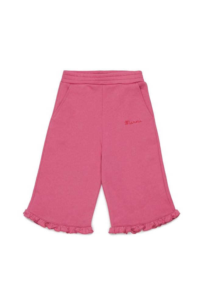 Marni Kids 러플 로고 팬츠