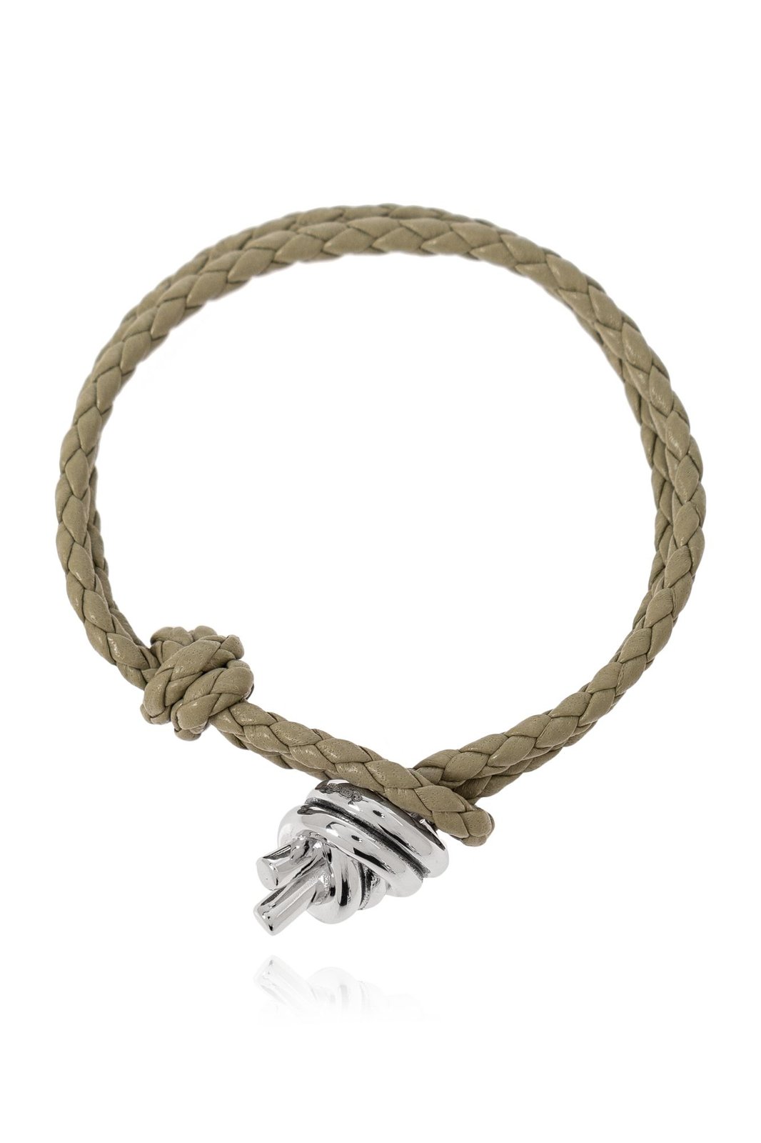 보테가베네타 Knot 디테일 브레이디드 브레이슬릿 815938V507C 2915