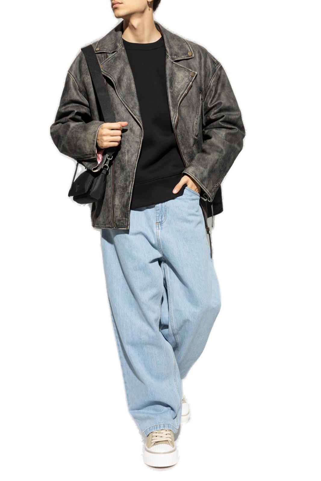 AMI Paris Ami de Coeur Long-Sleeved Crewneck Sweatshirt