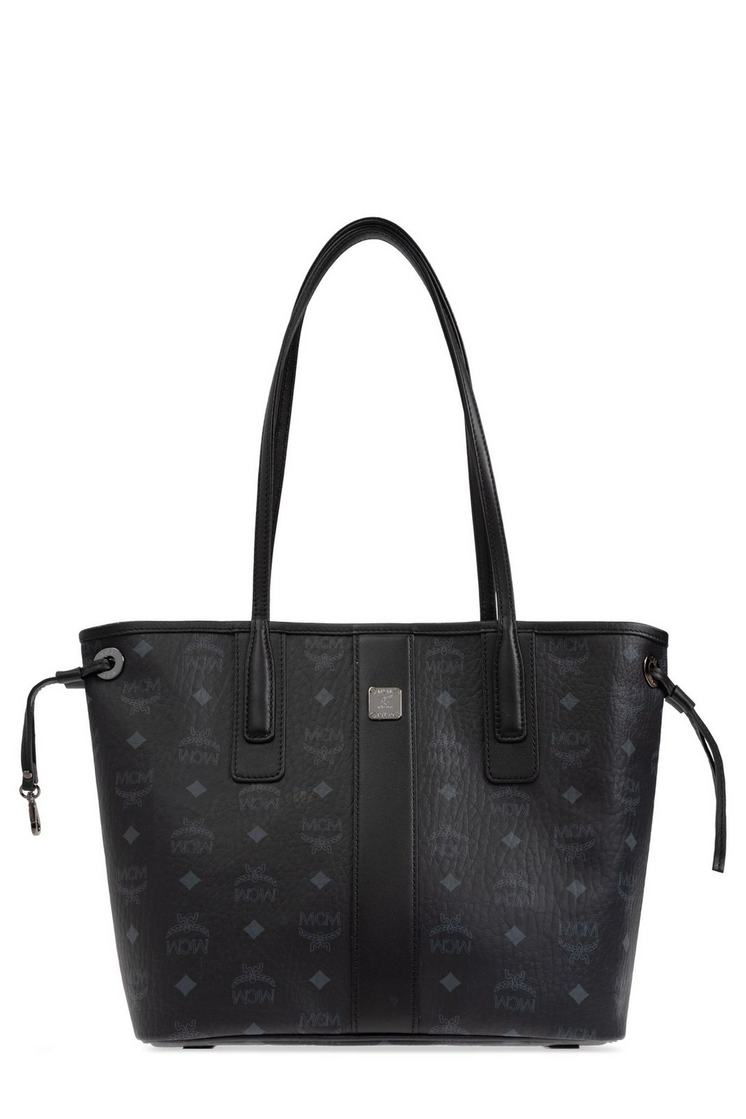 MCM Allover Logo Printed Shopper Bag