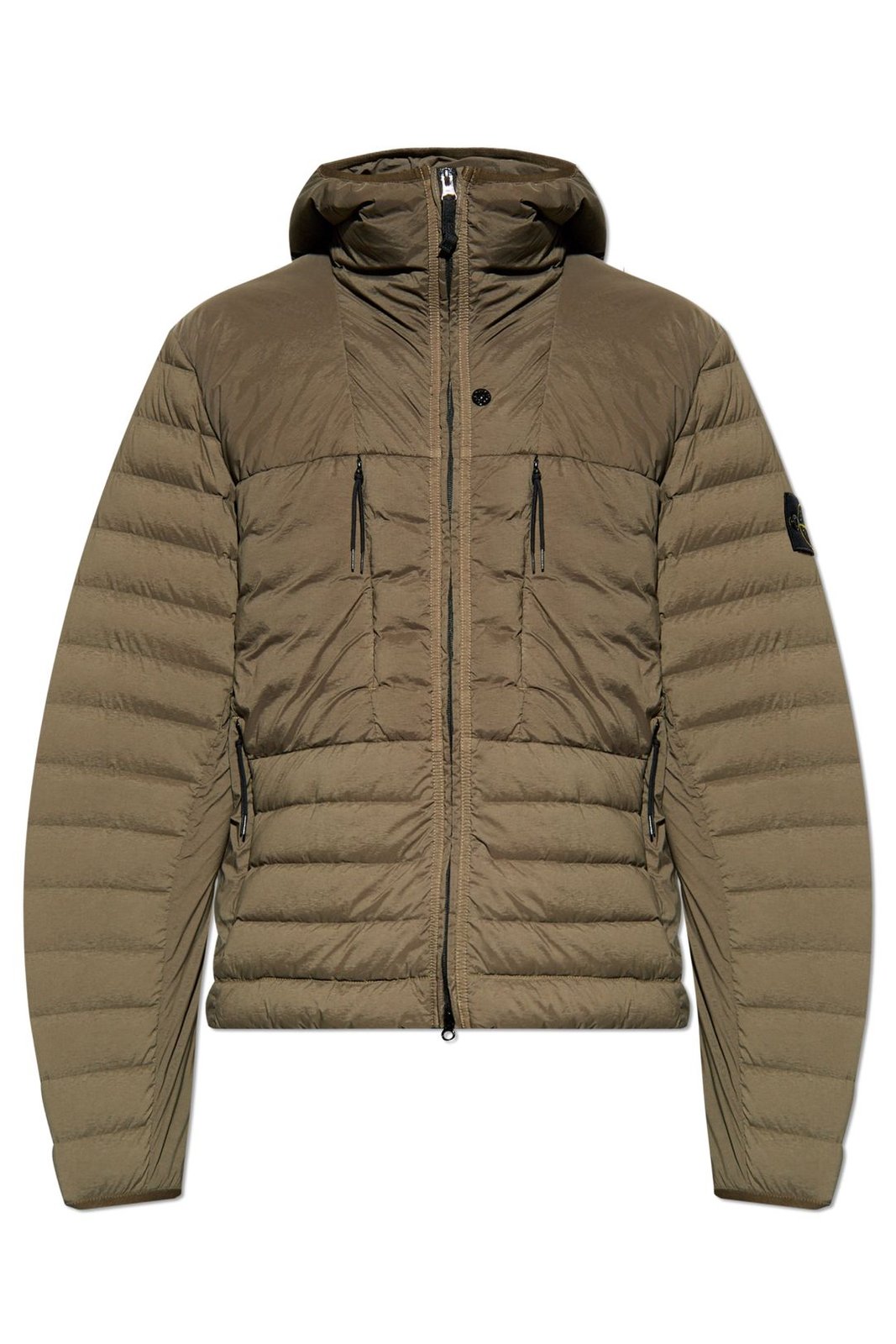 Stone Island Hooded Zip-Up Jacket