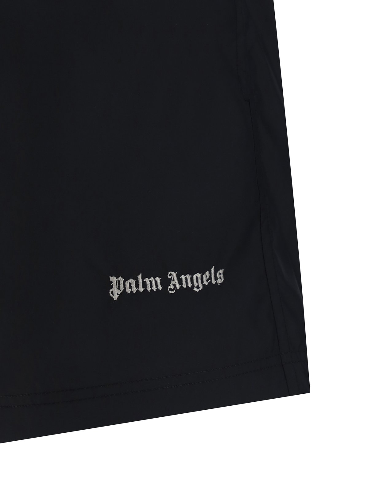 Palm Angels Logo Embroidered Drawstring Shorts