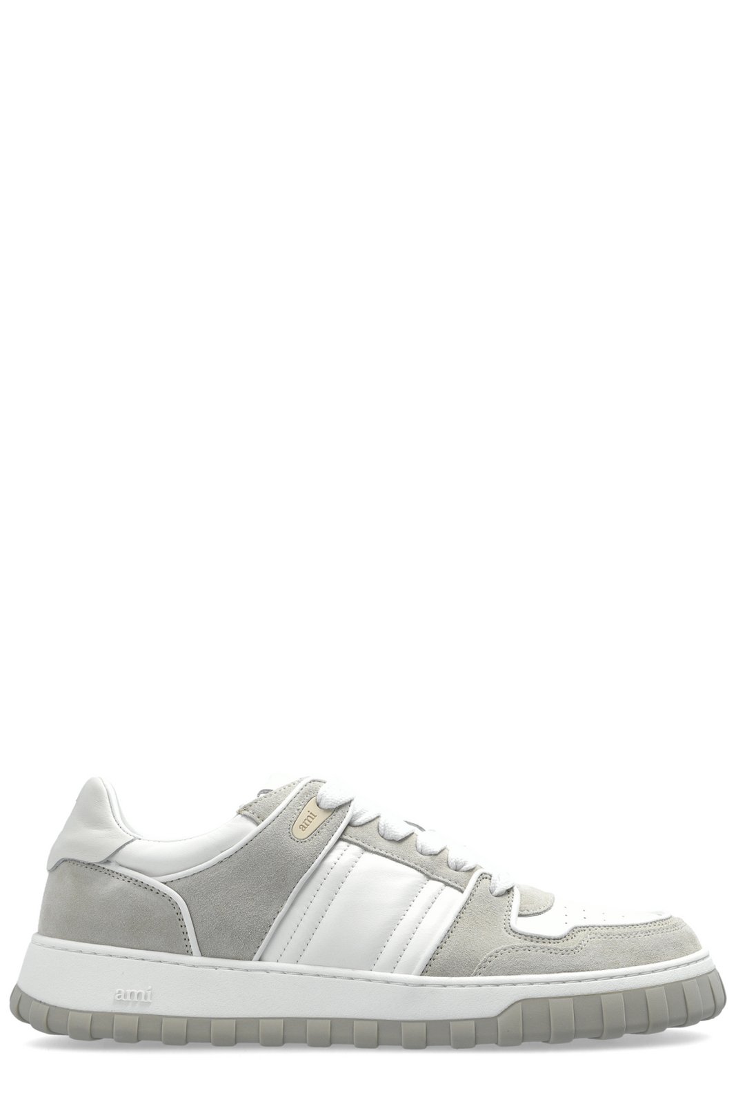 AMI Logo Embossed Low-Top Sneakers – Cettire