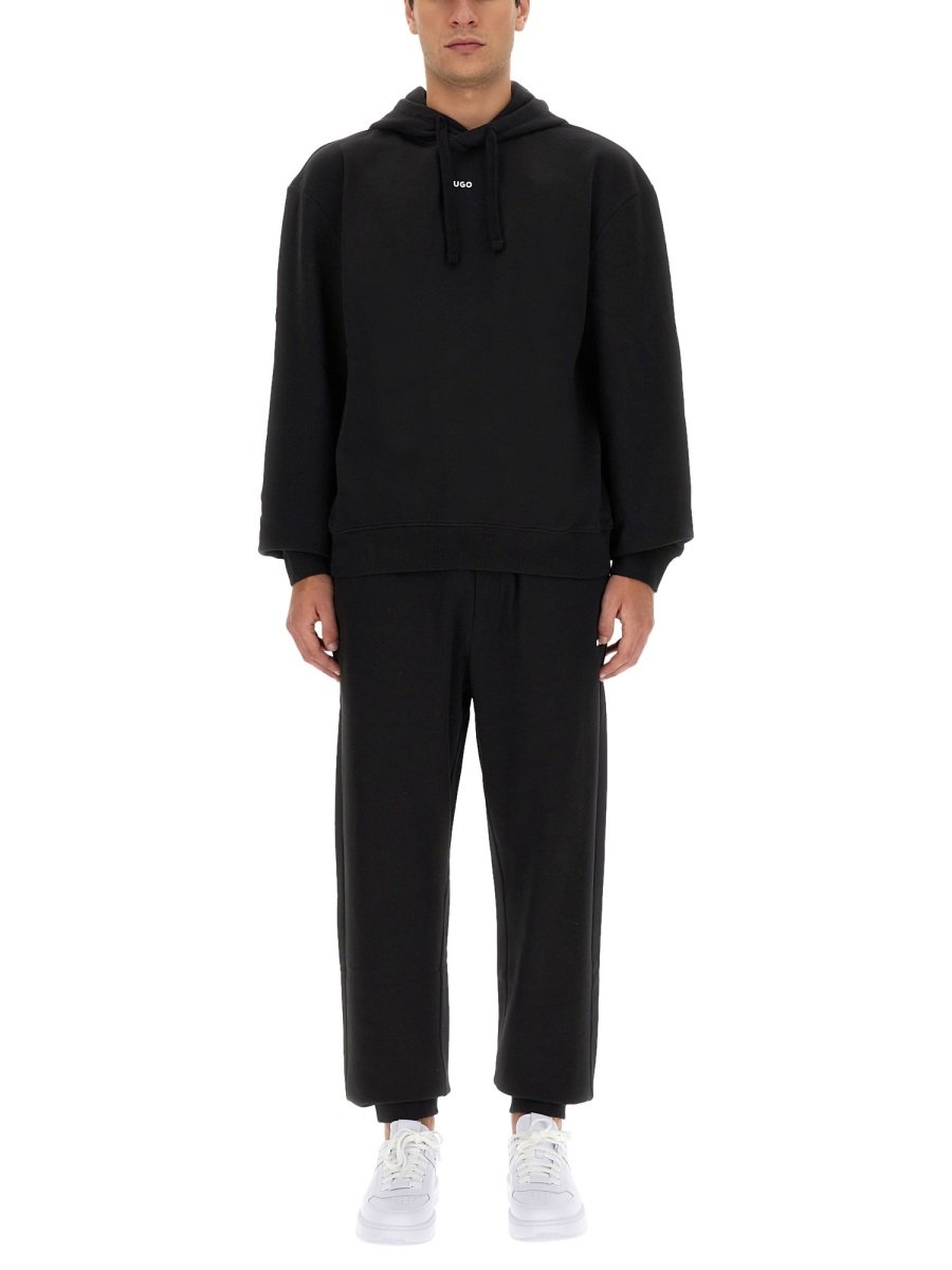 Hugo Logo Printed Drawstring Two-Piece Tracksuit