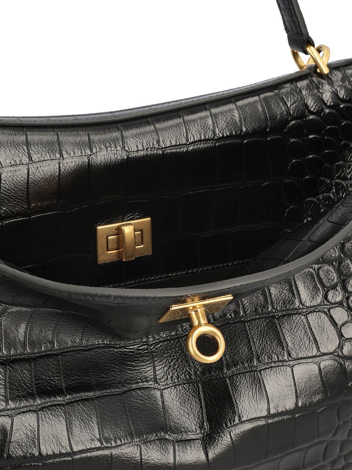 Balenciaga Rodeo Embossed Medium Handbag