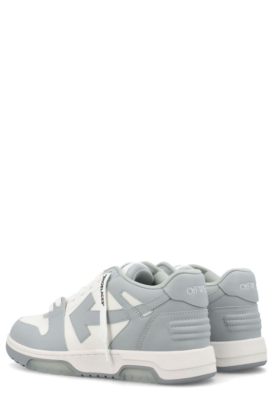 Off-White Out Of Office Round Toe Lace-Up Sneakers