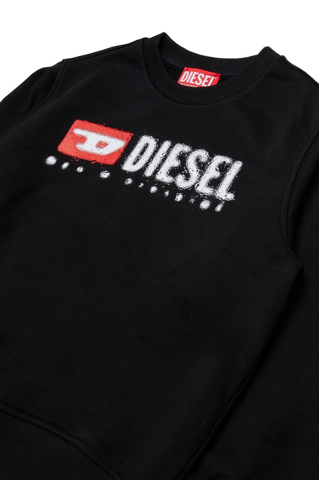 Diesel Kids Logo Printed Crewneck Sweatshirt