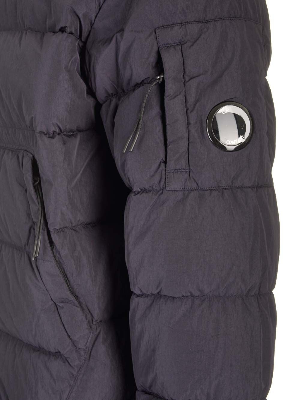 C.P. Company Lens-Detailed Zipped Down Jacket