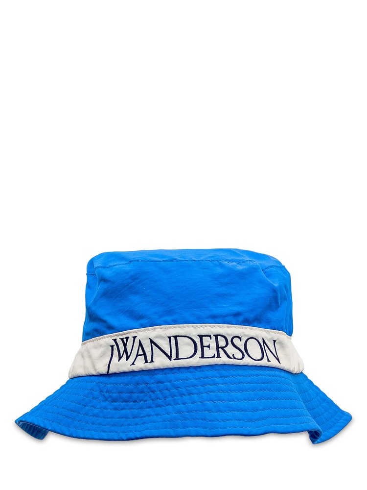 『JW Anderson』ロゴ刺繍ワイドブリムバケットハット JW Anderson』ロゴ刺繍ワイドブリムバケットハット JW Anderson