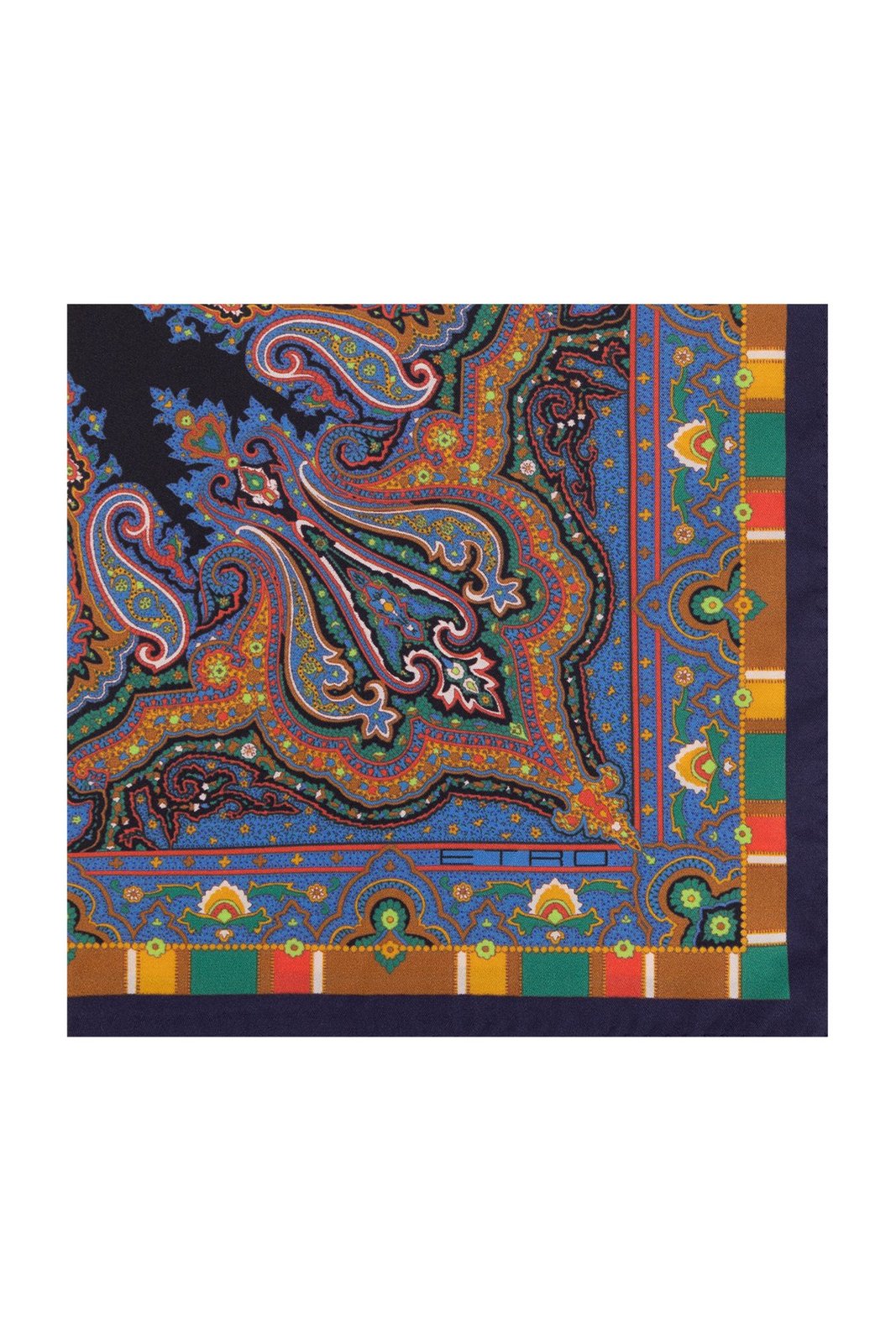 ETRO　シルク　ハンカチ エトロ チーフ ETRO シルク100％ ペイズリー ポケットチーフ