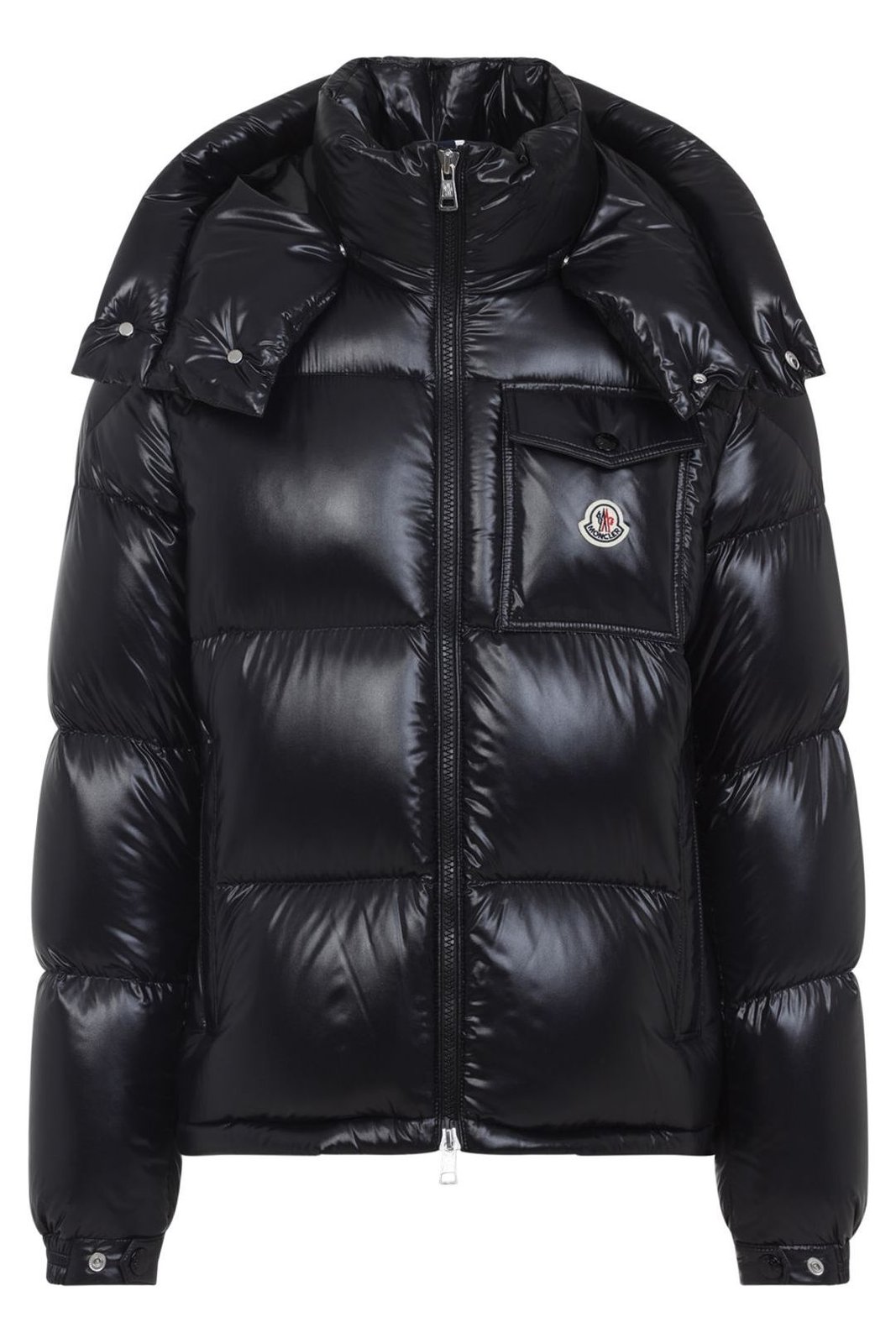 Moncler Montbeliard Hooded Zip-Up Short Puffer Jacket