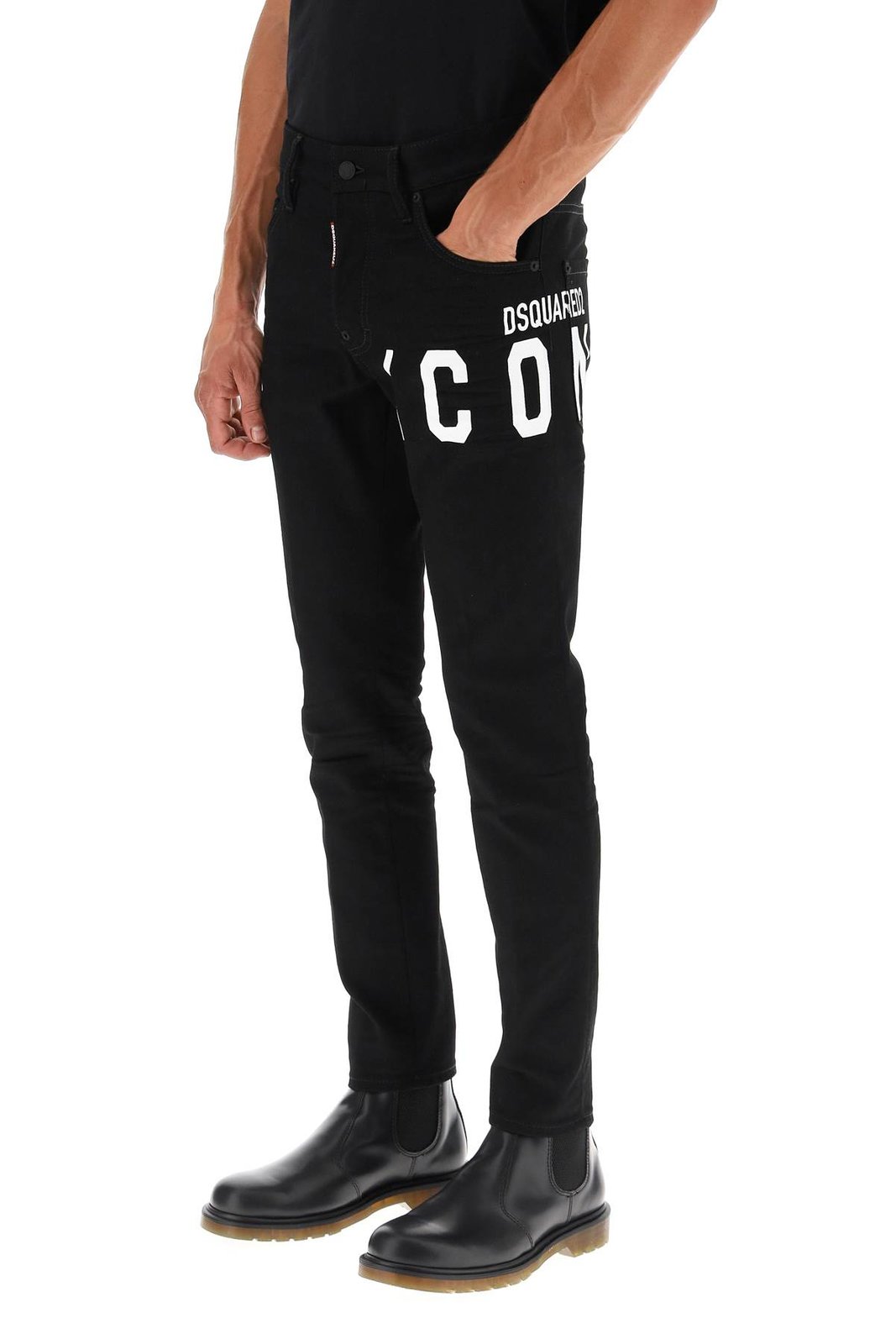 Dsquared2 Logo Printed Skater Jeans – Cettire 