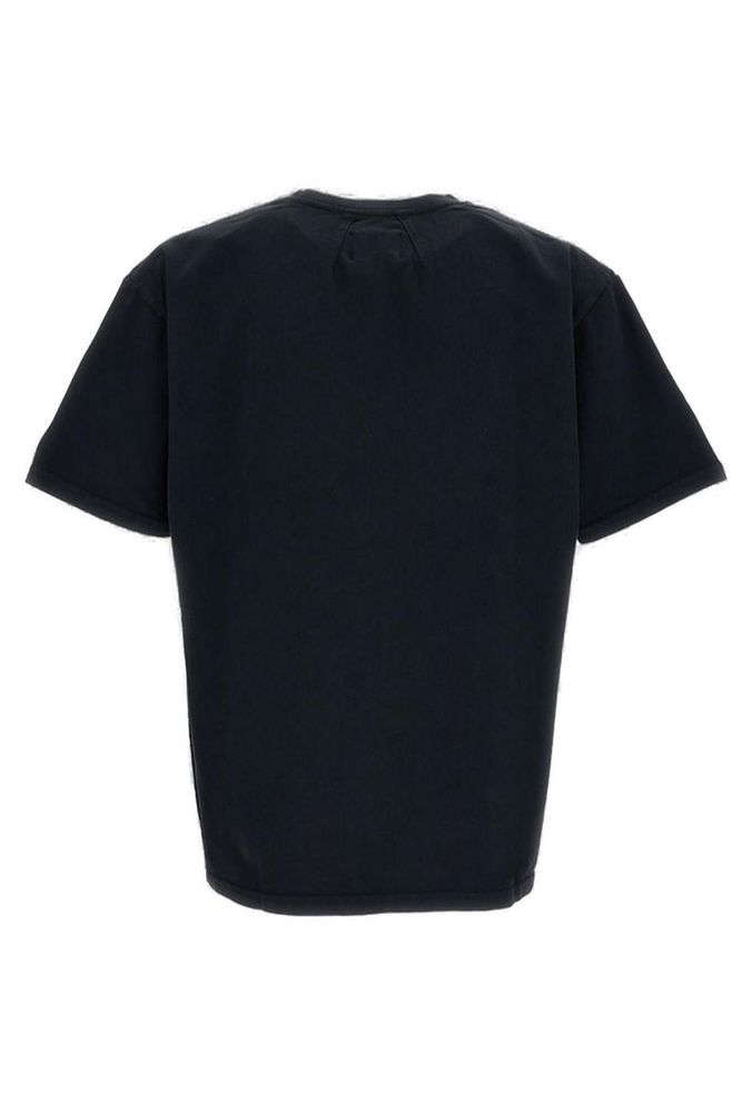 Rhude 로고 프린트 크루넥 티셔츠