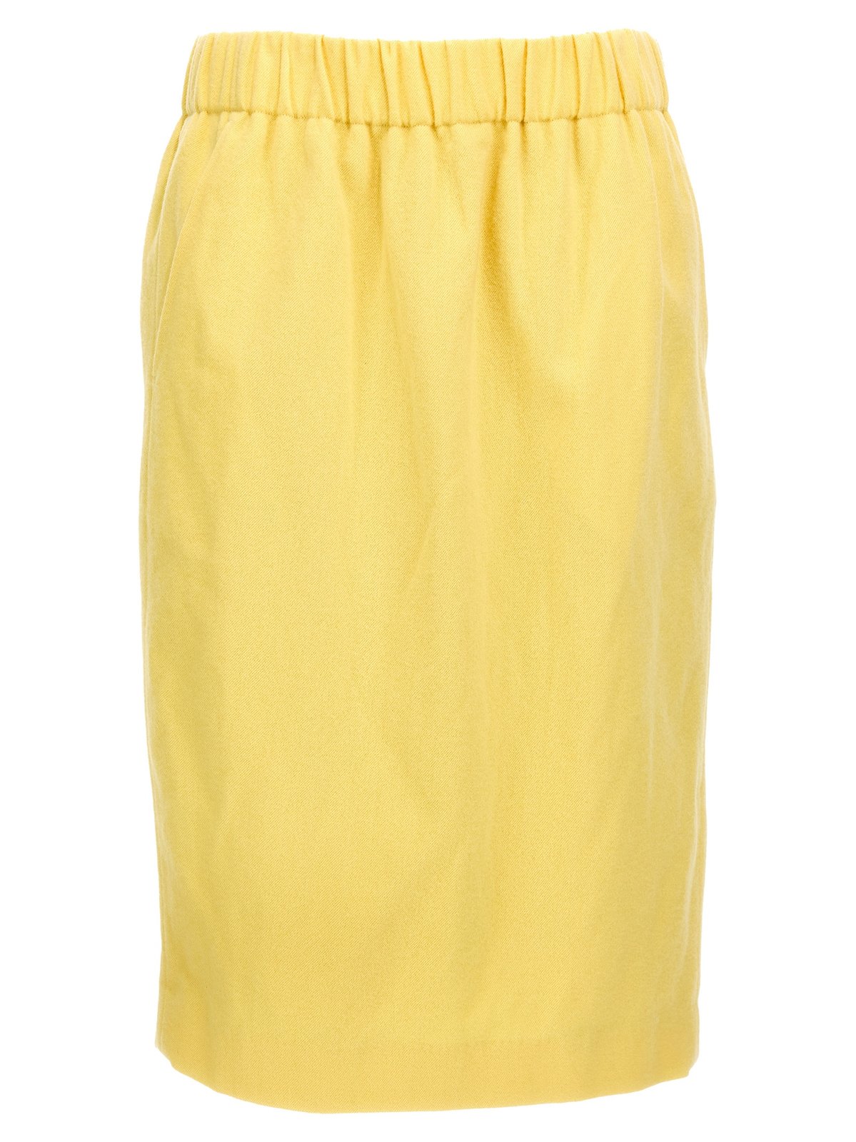 スカート DRIES VAN NOTEN 'Safya' skirt Yellow 2420108409346 Dries Van Noten Safya Elasticated Waist Skirt – Cettire