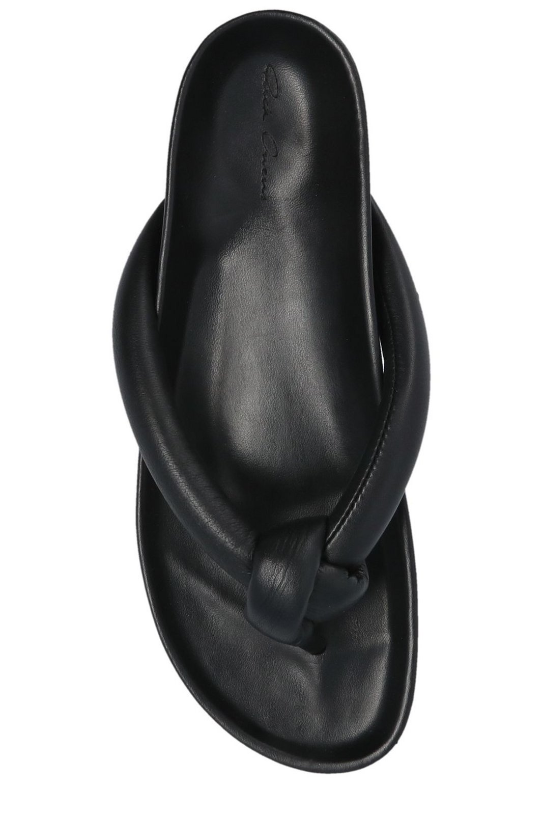 関送込!RICK OWENS パッド入りノット オープントゥ サンダル f109719e88d31ed2b25a0fb975bbe5