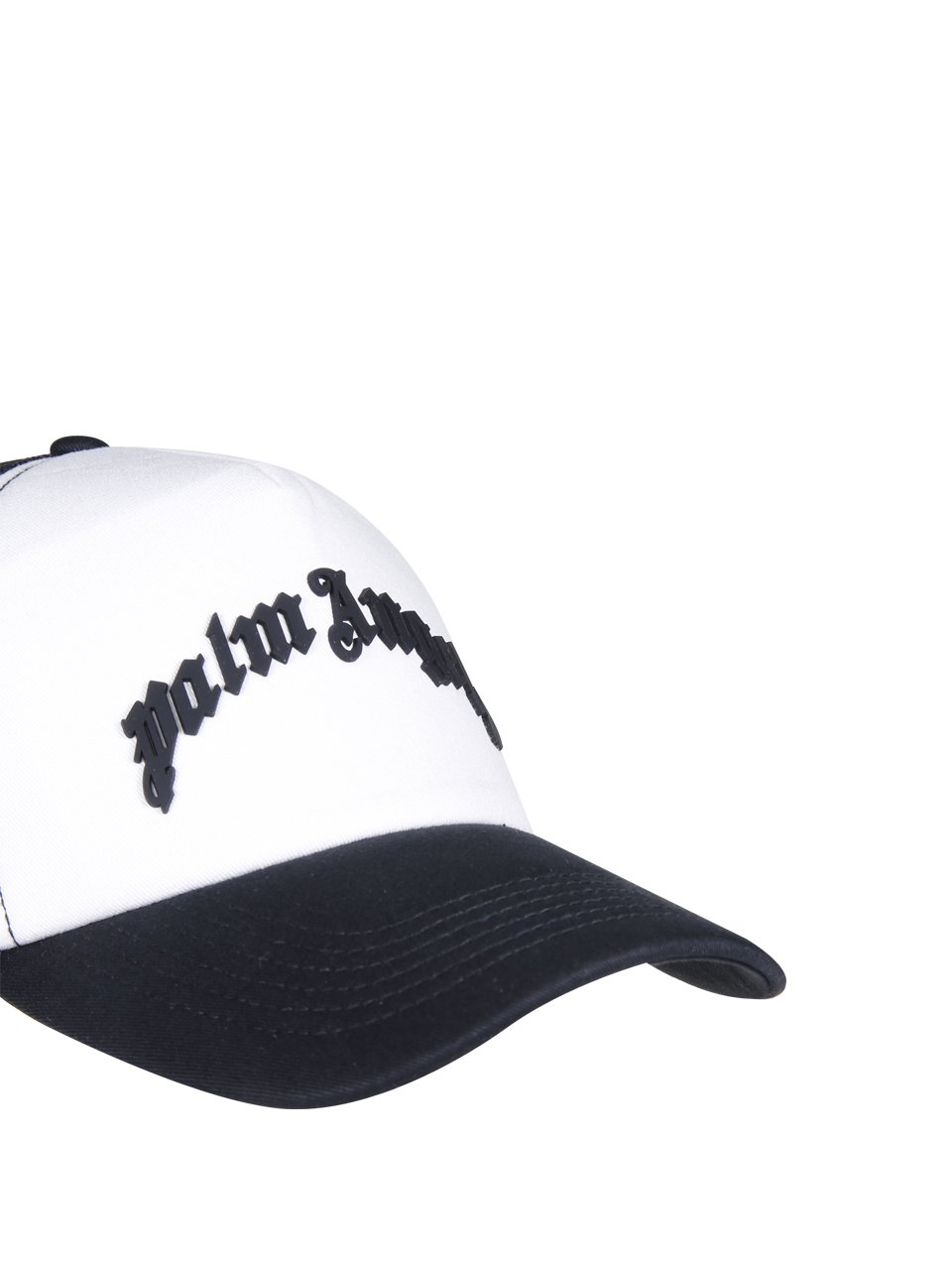 Palm Angels Logo Detailed Mesh-Panelled Cap