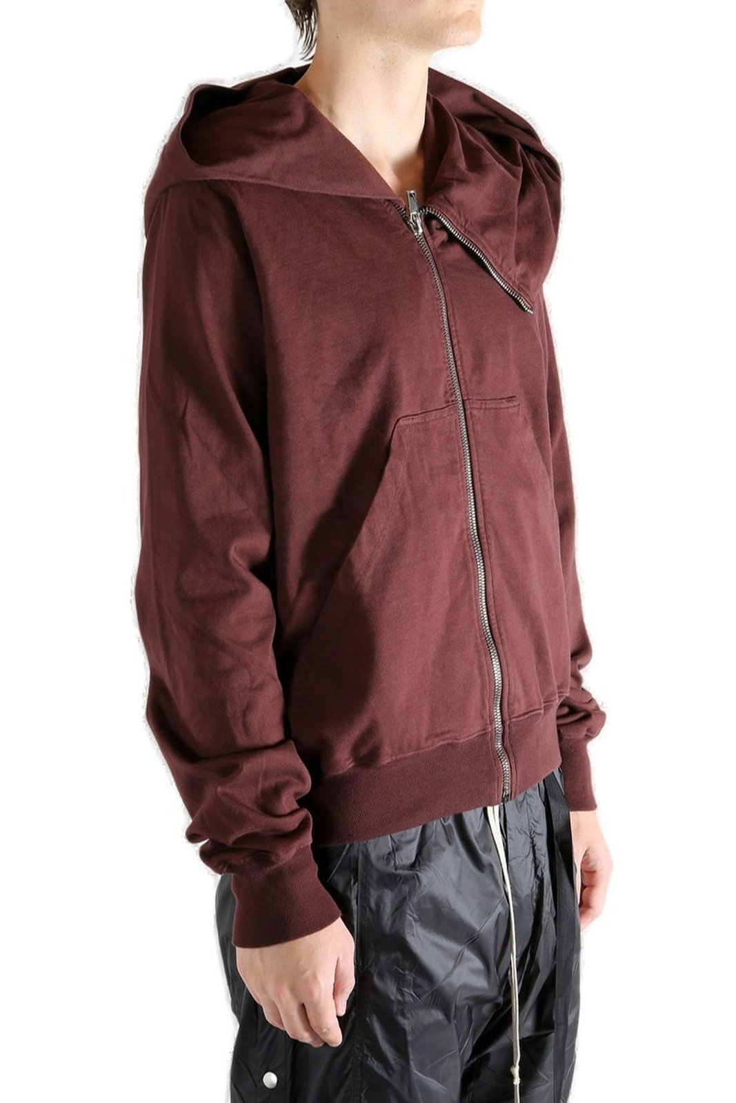 Rick Owens DRKSHDW Zip Detailed Hoodie