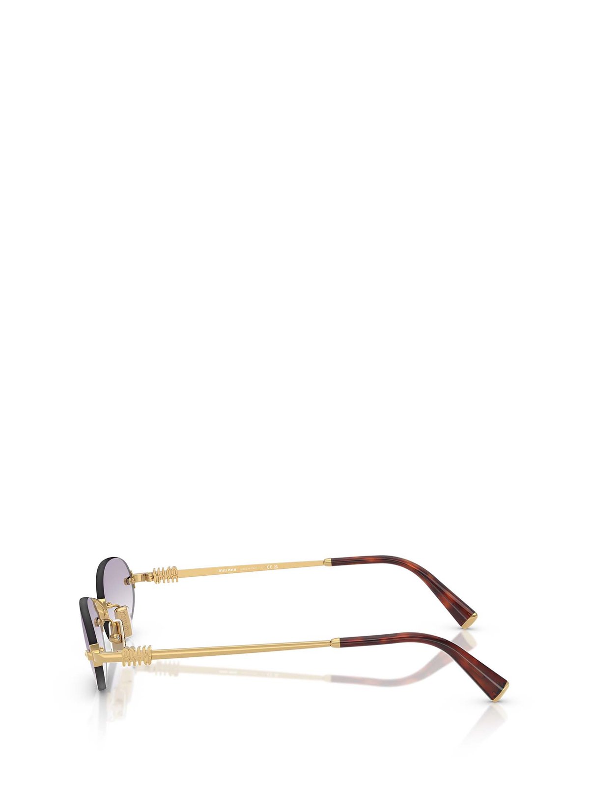 Miu Miu Eyewear Oval Frame Sunglasses