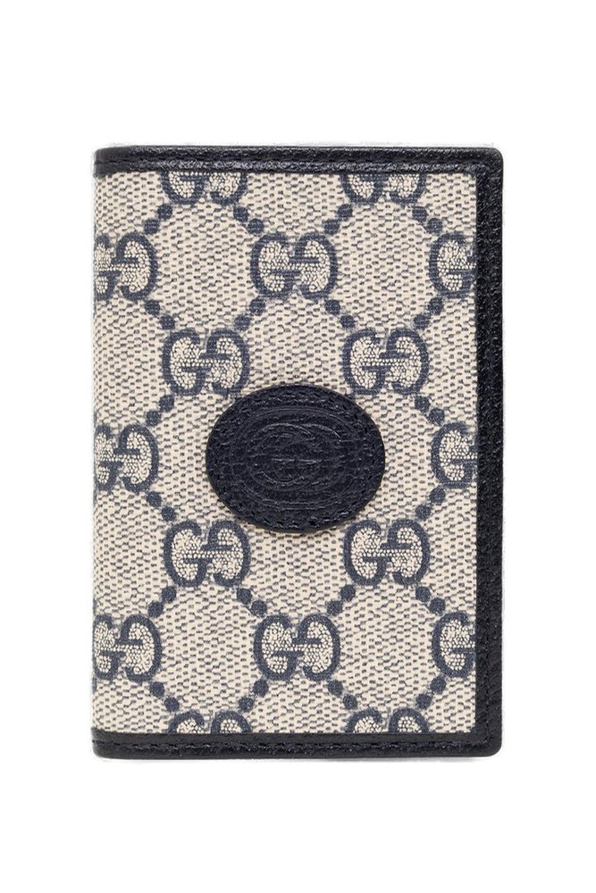 Gucci Gg Supreme Card Case In Multi ModeSens