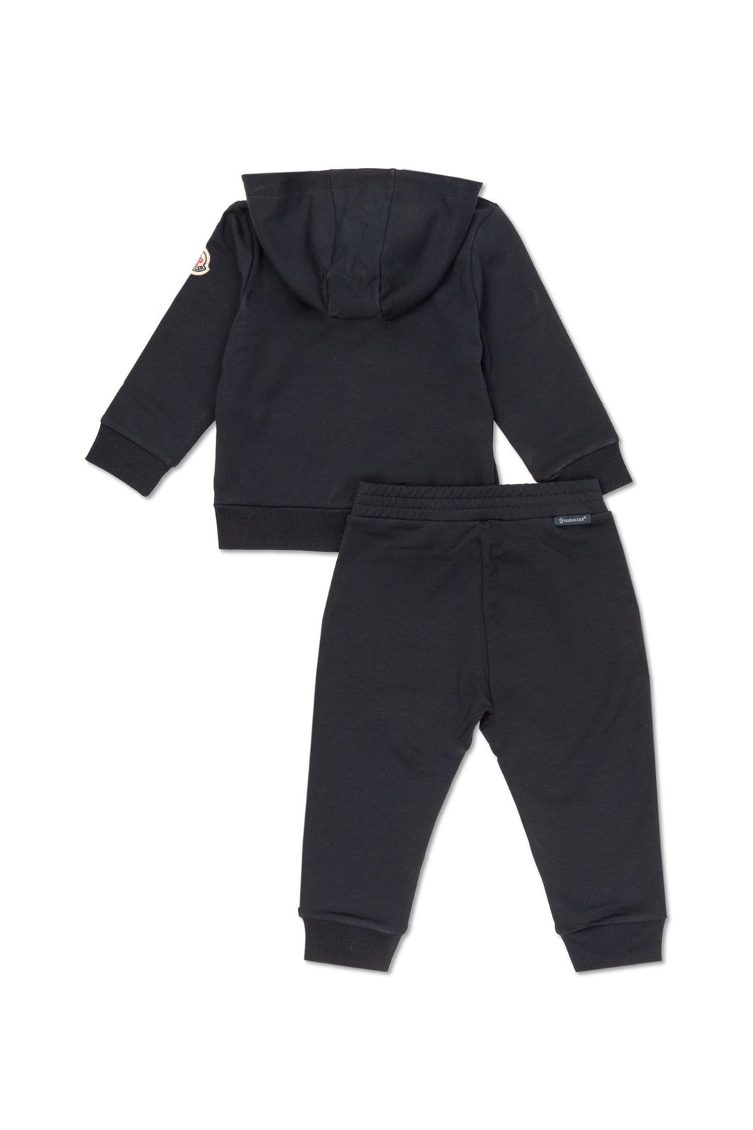 Moncler Enfant Embroidered Teddy Logo Sweatsuit Set