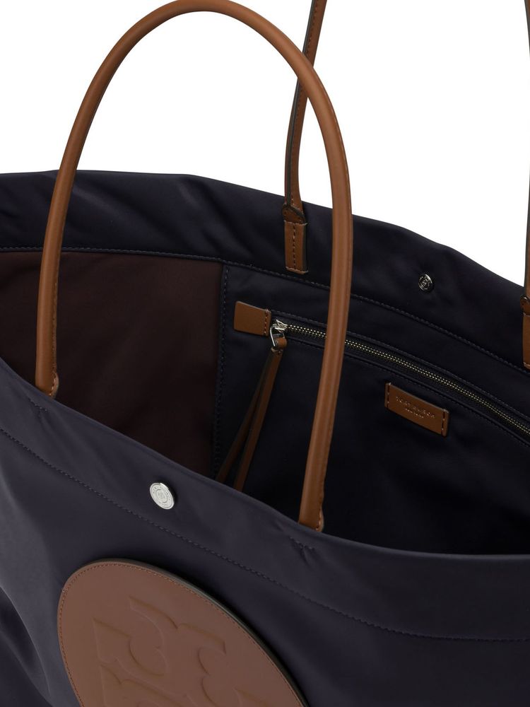 TORY BURCH 로고 미디엄 토트백