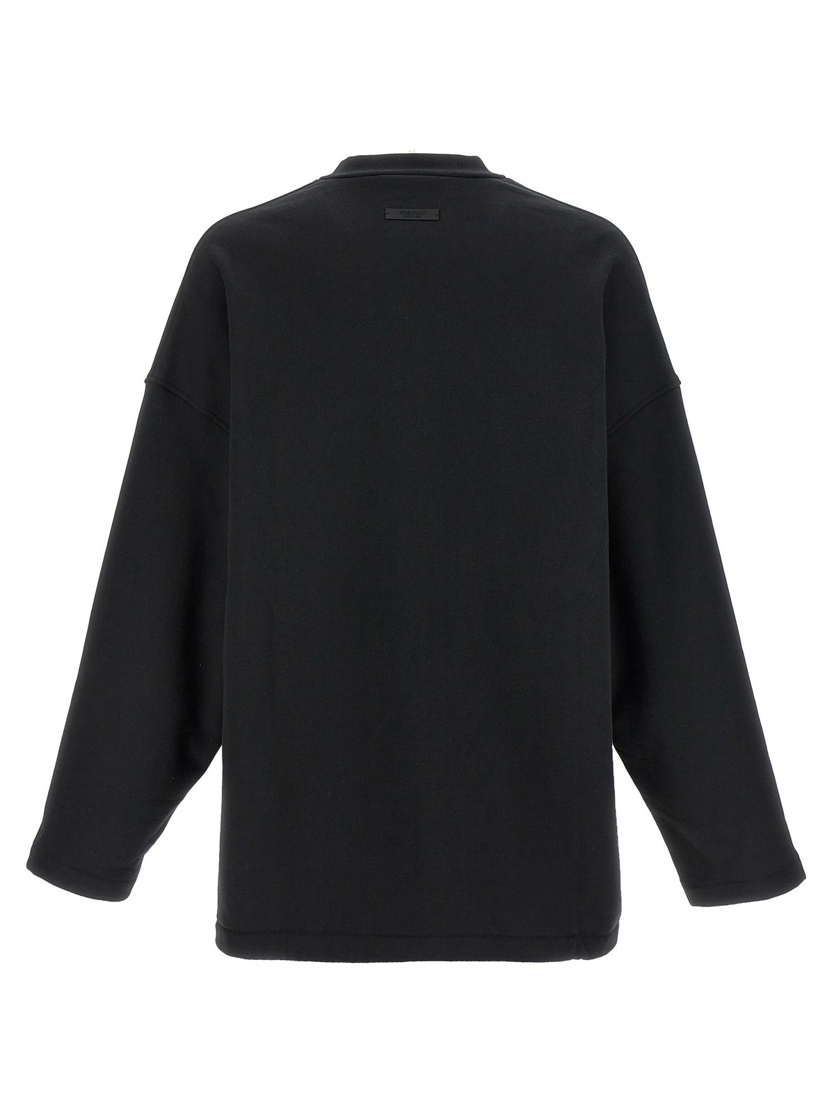Fear Of God Essentials Slogan Printed V-Neck Sweatshirt
