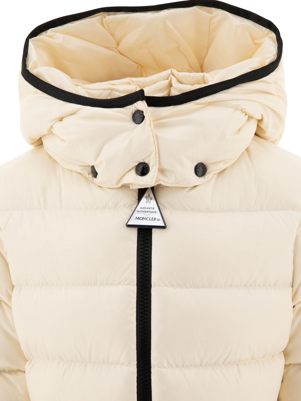 Moncler Enfant Logo Patch Hooded Down Jacket