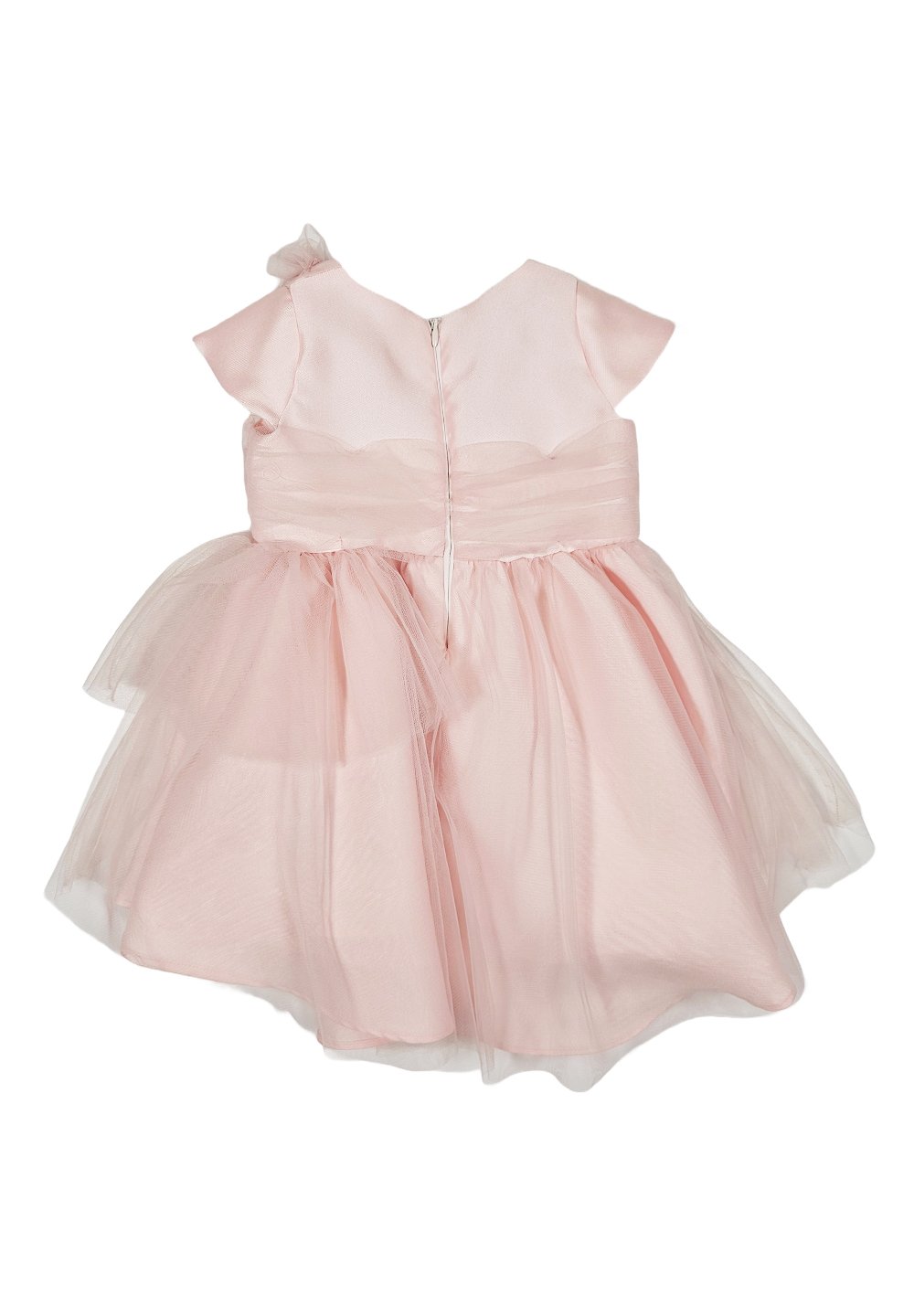 Miss Blumarine Flower Detailed Pleated Dress