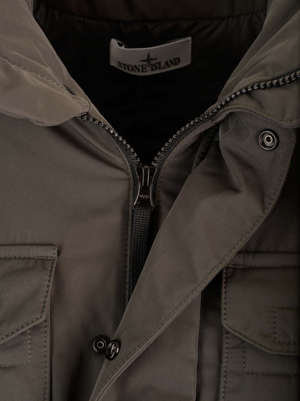 Stone Island Compass-Badge Funnel Neck Puffer Jacket