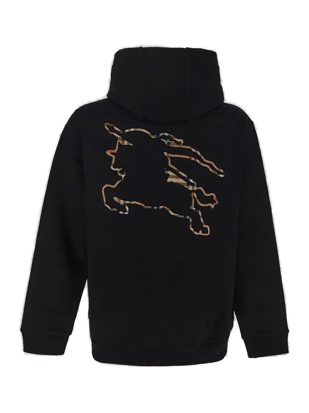 Burberry Drawstring Long-Sleeved Hoodie