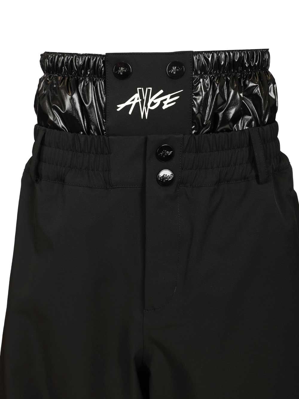 Moncler X ASAP Rocky Logo Printed Layered Shorts