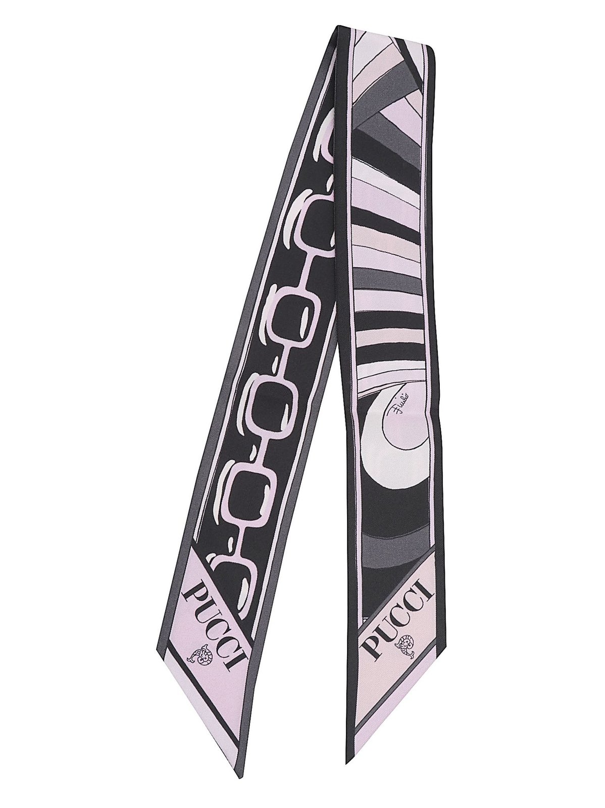 Emilio Pucci Silk Twill Bandeau Scarf