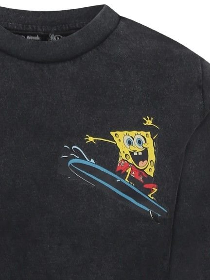 Stella McCartney Kids SpongeBob Graphic Long Sleeve T-Shirt