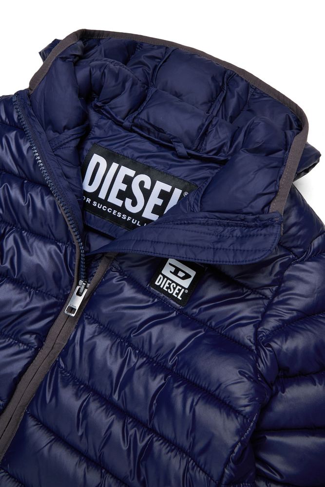Diesel Kids 젤리옵 후드 다운 자켓