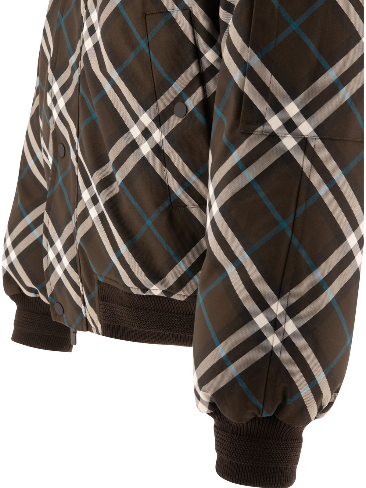 Burberry Checked Hooded Puffer Jacket