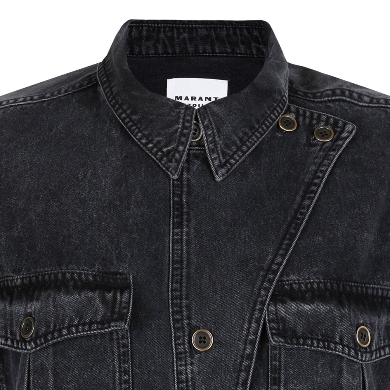Isabel Marant Buttoned Denim Jumpsuit