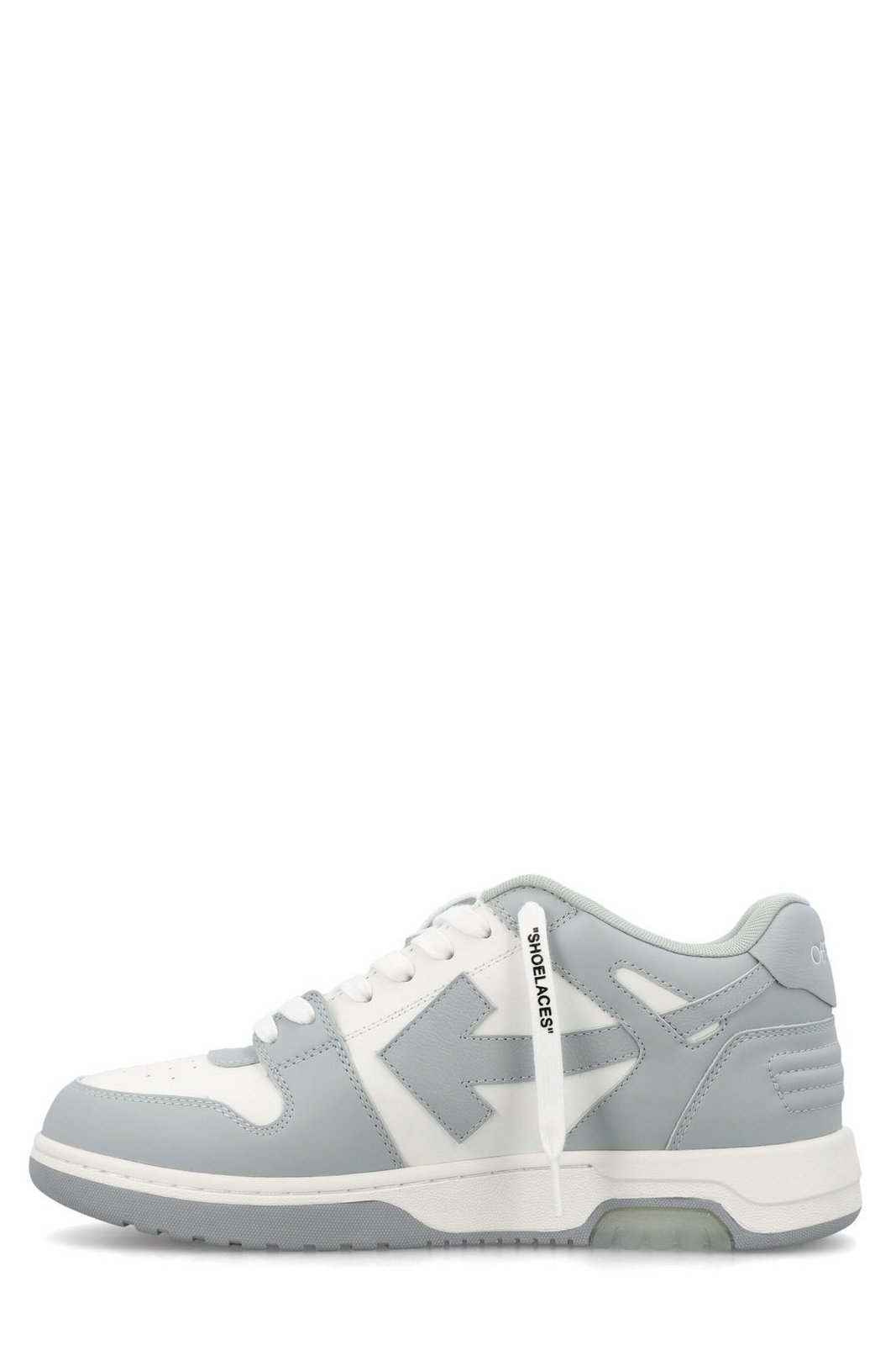 Off-White Out Of Office Round Toe Lace-Up Sneakers